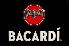Bacardi Bat Logo embossed