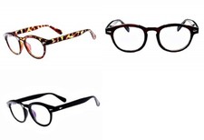 Occhiali johnny depp uomo donna moda lenti trasparenti non graduate K.23301