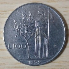 100 lire minerva 1955 - lire,