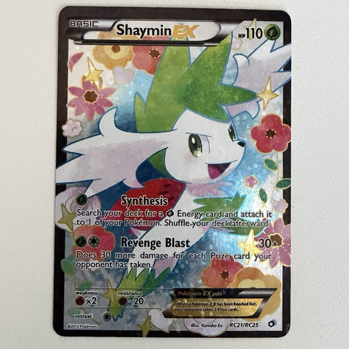 Shaymin full art rc21 - shaymin,