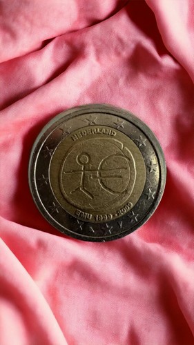 Moneta due euro nederland - da, 2