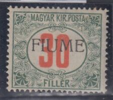 ITALIA - Fiume - IVA N.12 CV 2800$ MH* FIRMATA DIENA - SUPER CENTRATA macchina ovpr