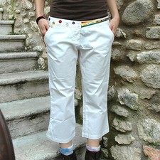 GAS JEANS white cotton