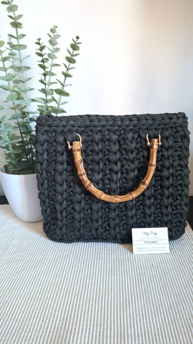 Borsa artigianale uncinetto - borsa,
