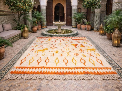 Tappeto berbero marocchino - ,