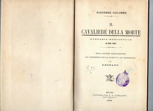 Legnano cavaliere della - il,