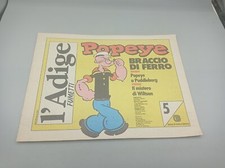 fumetto L' ADIGE numero 5 POPEYE Braccio di ferro Banca di Trento e Bolzano
