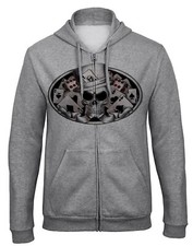 Skull Poker Felpa con