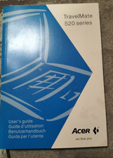 Manuale Acer travelmate 520 series in perfette condizioni pc