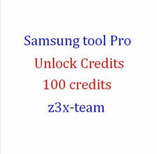 z3x Samsung tool Pro Crediti 100 Crediti per Z3X BOX Samsung Telefoni Nuovi!!