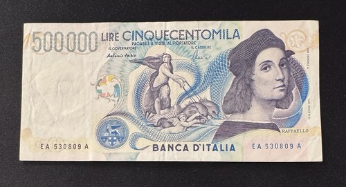 500000 lire raffaello - lire,