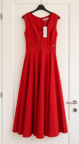 Rinascimento abito lungo rosso - lungo,