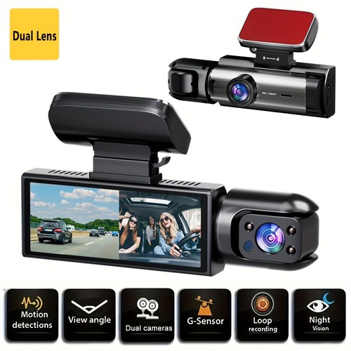 Dash cam 1080p doppia - cam,