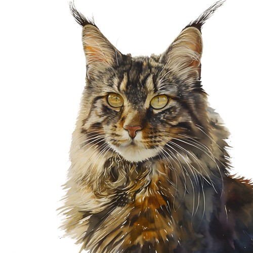 Adesivi maine coon gatto - 2,