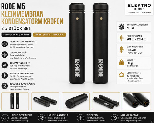 Rode microfono membrana - m5,