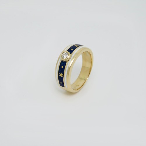 Anello faberge con brillanti - anello,