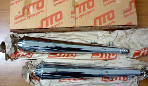 Marmitte mufflers coppia - mufflers,