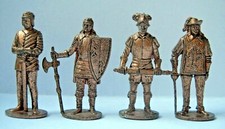 Metallfiguren Soldatini Kinder Serie Soldati rame