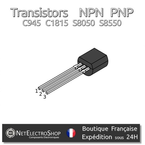 Transistors npn pnp - to-92,