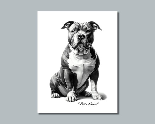 Foto personalizzata pit - personalizzata, bull