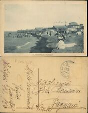 LADISPOLI LA SPIAGGIA ANNI 20 CON COSTUMI E TENDE D'EPOCA  BELLA E R@R@-N.49007