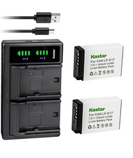 Confezione 2 Batterie LP-E17 +