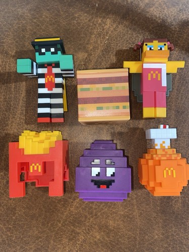 Minecraft mcdonalds giocattoli - mcdonalds,