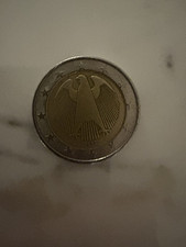 Moneta 2 Euro Germania 2002 Con Grave E Raro Errore Di Conio