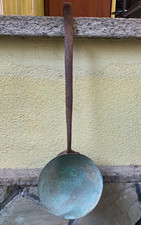 ANTICO MESTOLO IN RAME CON