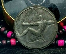 OLD MEDAGLIA  PROVA IMMAGINE TIRO CON ARCO FRECCIE