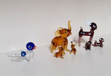 Set Animali in Vetro di Murano - VINTAGE Anni 70 / 80 Pezzi Da Collezione