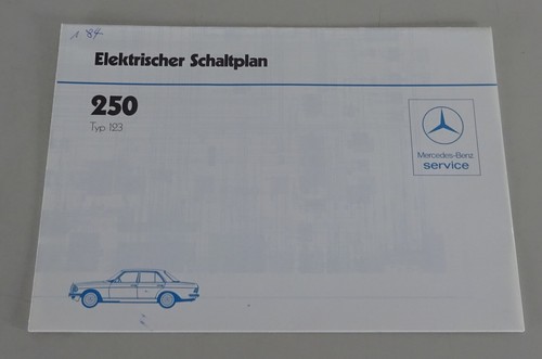 Schema elettrico mercedes w123 - elettrico,
