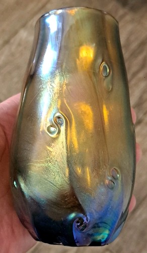 Vaso loetz vetro artistico - loetz,
