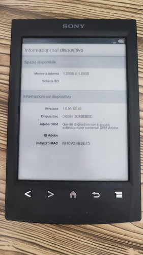 Sony prs lettore ebook - prs-t2,