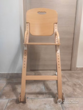Foppapedretti LU LU il Sediolone - Seggiolone bimbo in legno naturale