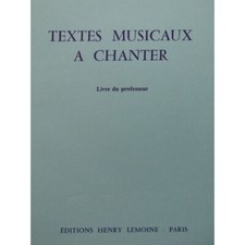 Testi Musicali Da Chanter