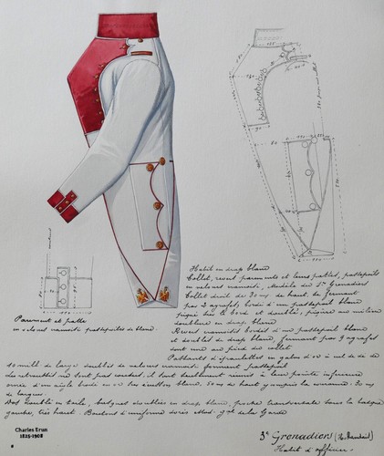 Charles brun disegno militaria - brun,