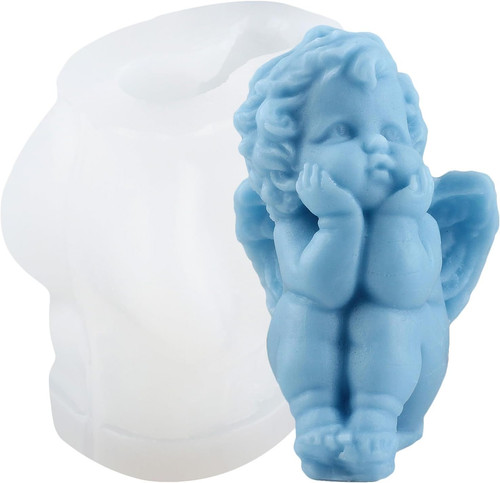 Stampo candela angelo - , 3d