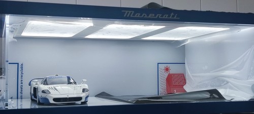 Lingotto blu maserati diorama - maserati,