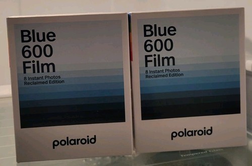 Rara polaroid recuperata blu - polaroid,