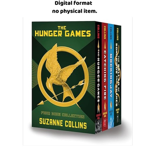 Hunger games book hardcover - games, 4-book