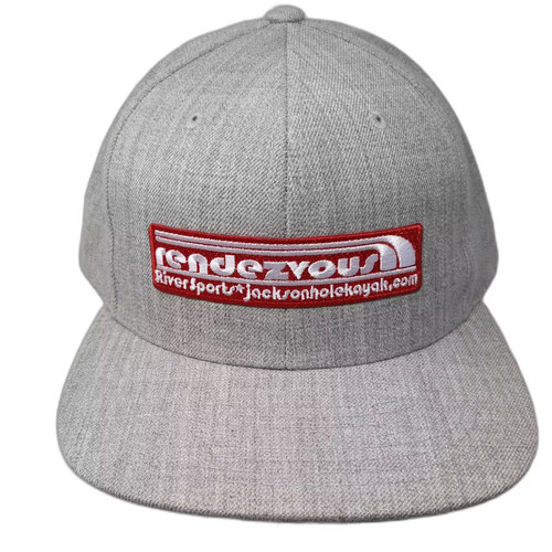 Yupoong snapback hat gray - yupoong,