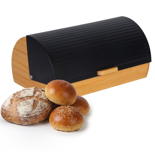 Portapane scatola bambù - portapane,