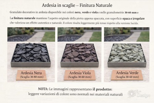 Ghiaia marmo scaglie ardesia - ghiaia,