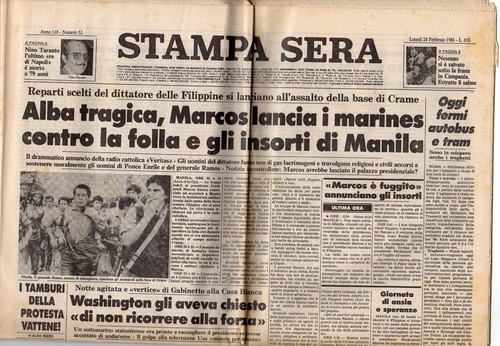 Rivista stampa sera 1986 - rivista, 24/02/1986