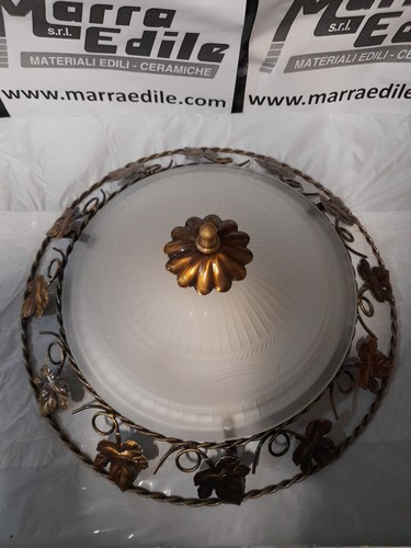 Plafoniera bagno bronzo - plafoniera,