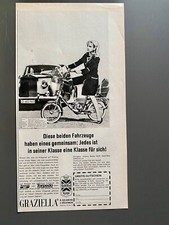 Graziella Gold-Rad Köln Rolls-Royce Original 1967 Vintage Advert Werbung Reklame