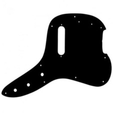 USA CUSTOM PICKGUARD per FENDER® 1978 MUSICMASTER BASS® - 3 strati PG BLACK BWB