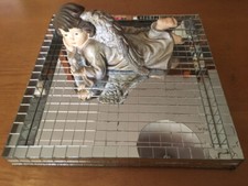 vassoio in mosaico di vetro