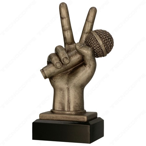 Trofeo microfono karaoke - trofeo,